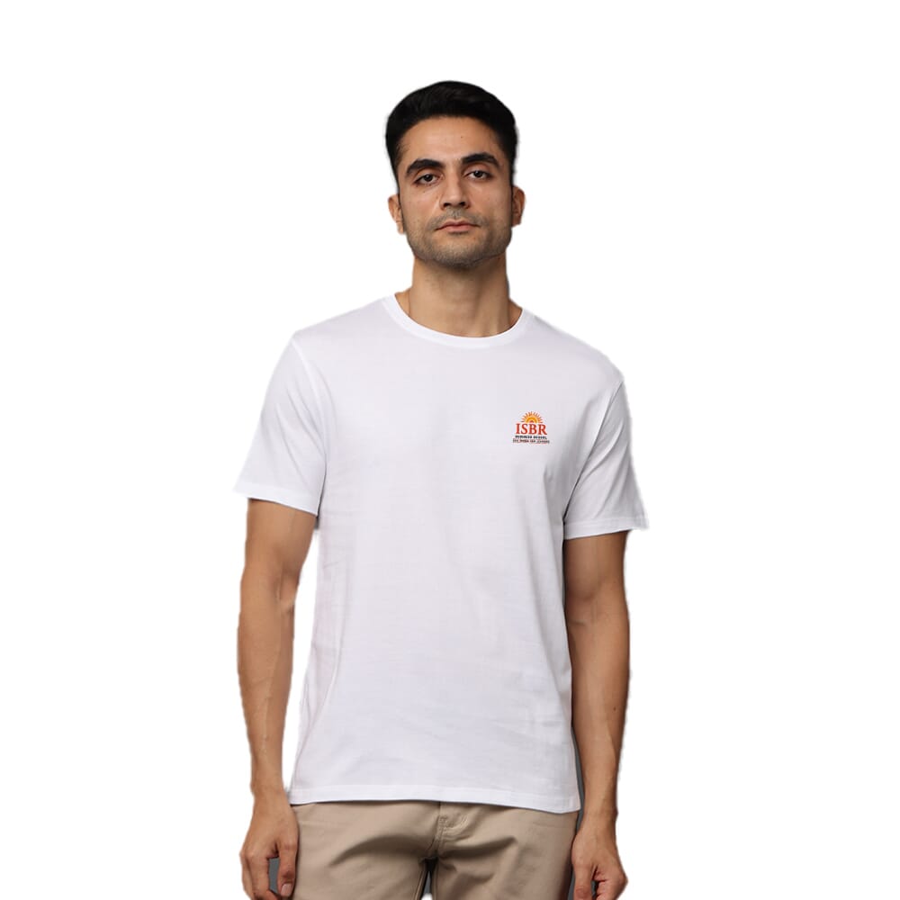 Greys&Blues Pima Round neck T-Shirt-White